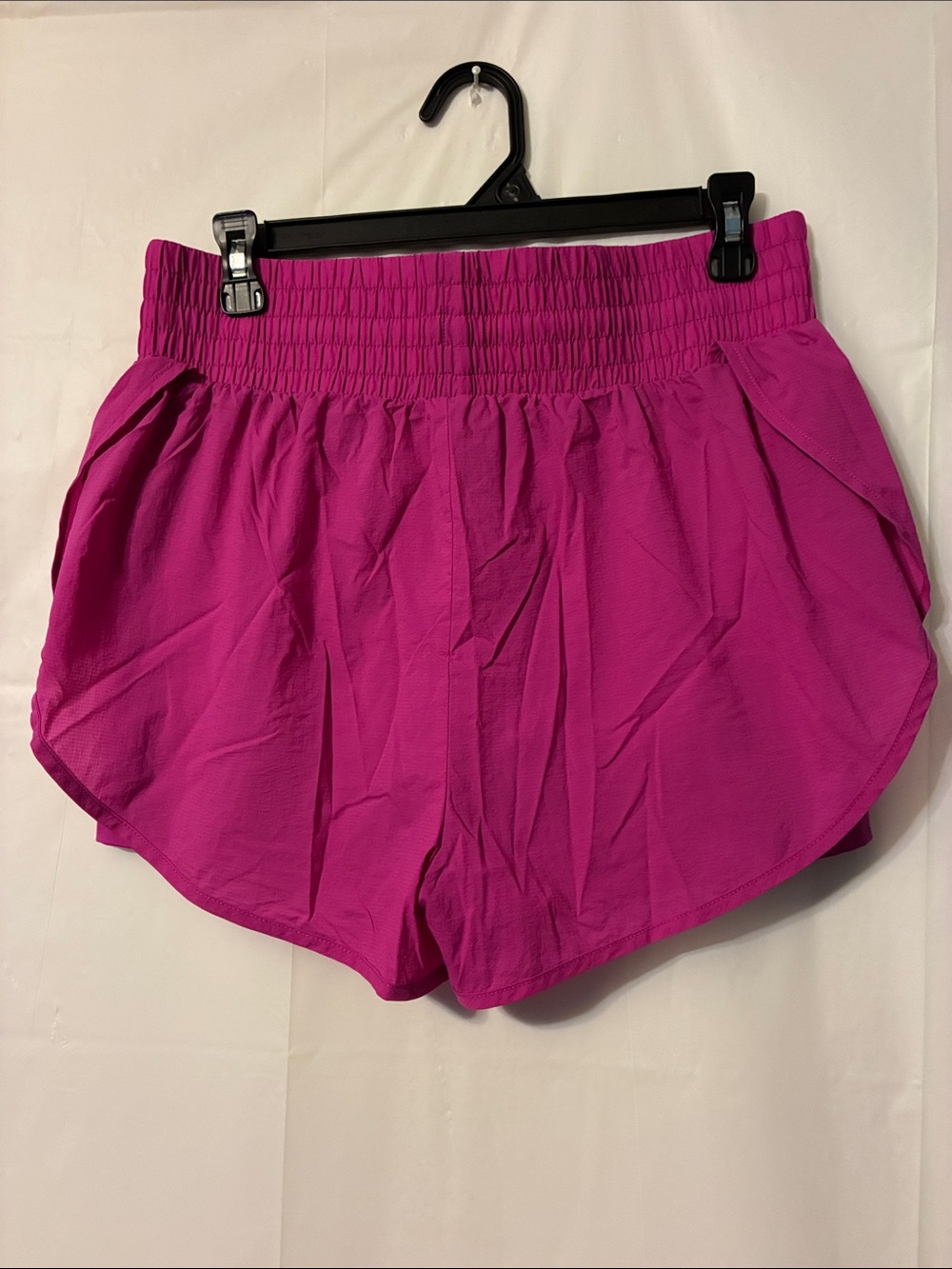 all in motion Magenta High-Waist Athletic Shorts with Elastic Waistband